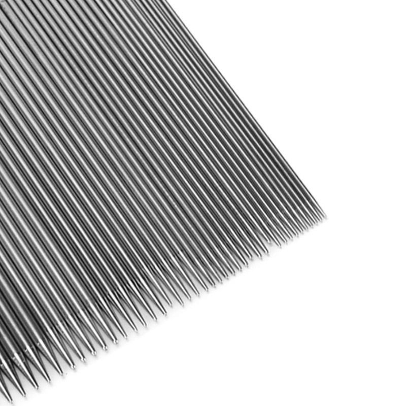 55pcs Double Pointed Knitting Needles, Stainless Steel Sweater Weaving Pins