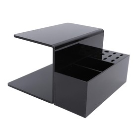 Eyelash Extension Pillow Shelf Acrylic Rack Grafting Stand Organizer for Salons Training School (White)