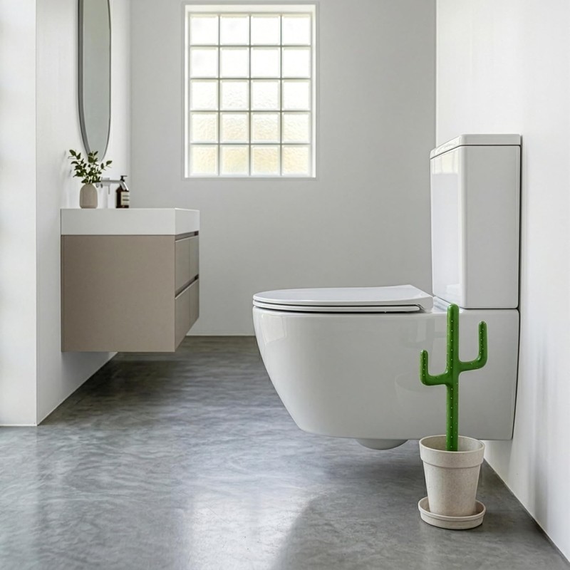 Cepillo de Inodoro Cactus VIGAR 11084 – Limpieza Eco y