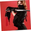 Totority 5pcs Martial Arts Sword Tassel Durable Satin Tassels for