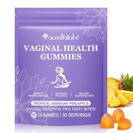 Vaginal Probiotics for Women, Vital Source Feminine Gummies, pH Balance for Women, Premium Feminine Balance Gummies, Promotion of Womens Health - 60Gu