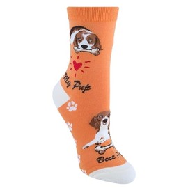 Women's My Pup Crew Novelty Socks, Beagle