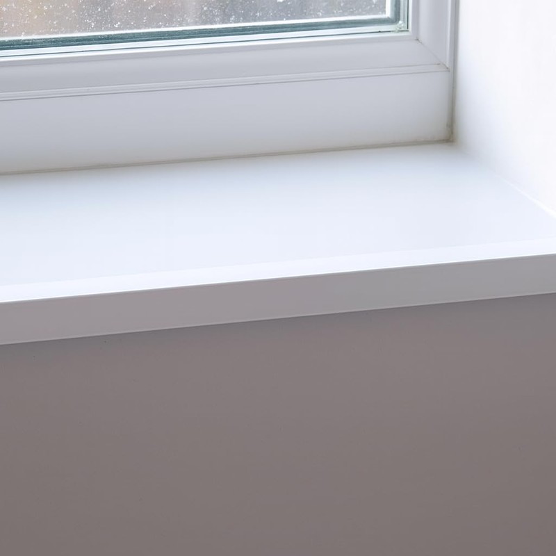 White 1 Metre x 10 Pack UPVC Plastic Rigid Angle