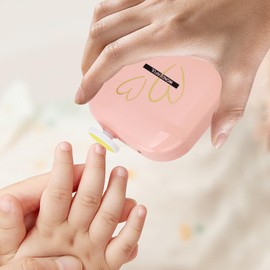 Electric Nail File Set - Electric Nail Drill Kit | Baby Nail Trimmer Electric | USB Electric Toddler Nail Trimming File | Portable Fingernails Care Polish Manicure Tool for Travel, Salon, Home