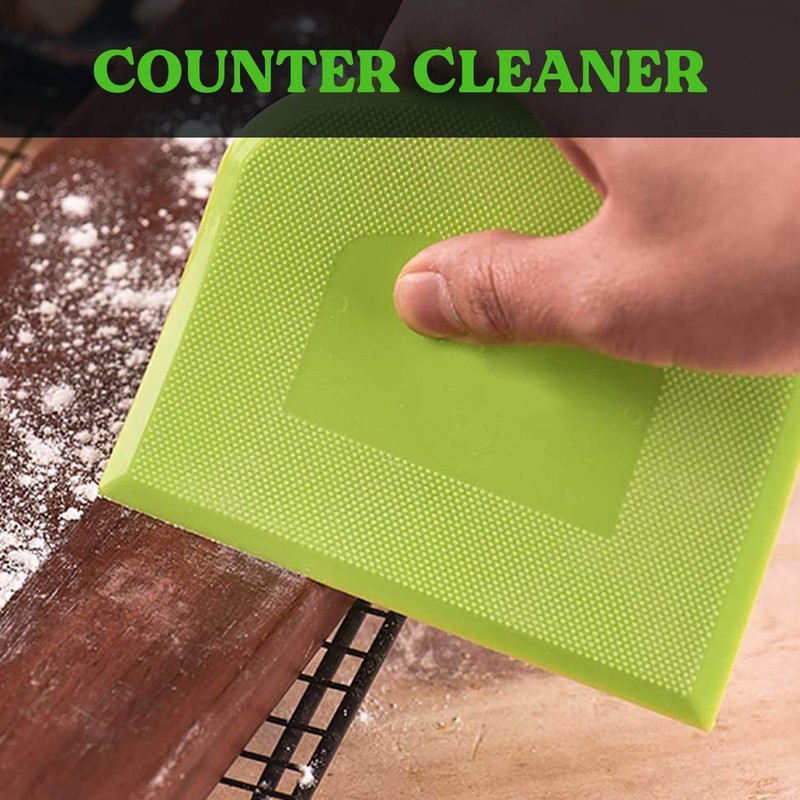 Pastry Baking Bench Dough Scraper - 3 PCs Free PE
