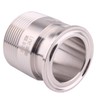 DERNORD 1.5''Tri clamp Adapter to 1.5 inch MNPT Thread Ferrule
