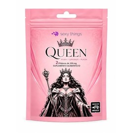 Sexy Things Queen Suplemento Alimenticio para Mujer Bienestar Intimo Confianza Femenina Energia Vitalidad Conexion y Bienestar Personal 2 Capsulas 350