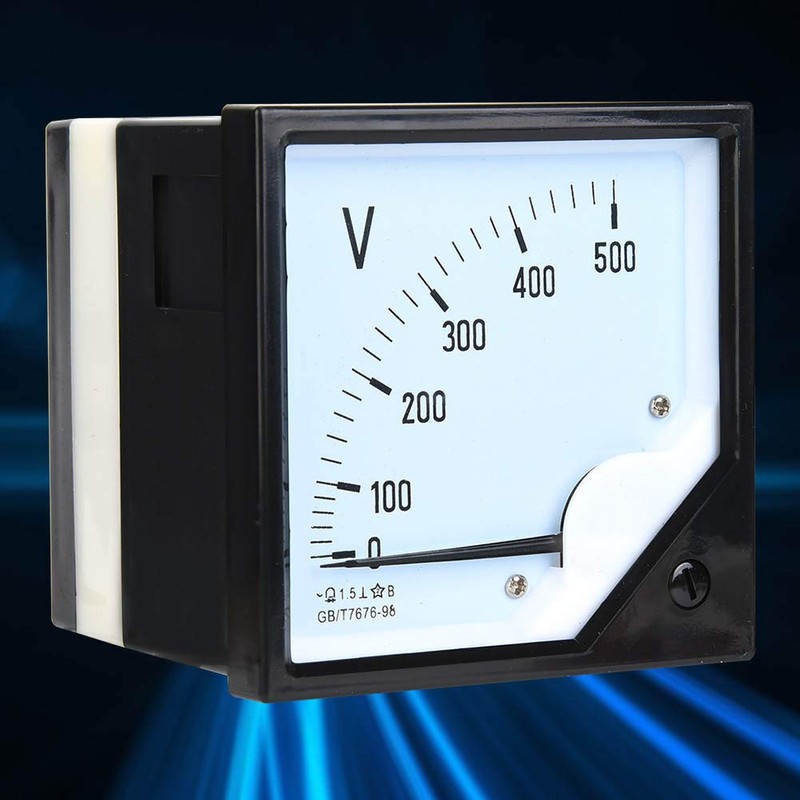 AC 0-500V Measuring Range Square Panel Voltage Meter Voltage Tester