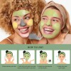 4pcs Mascarillas Arcilla Cuidado Piel, Limpieza, Exfoliación