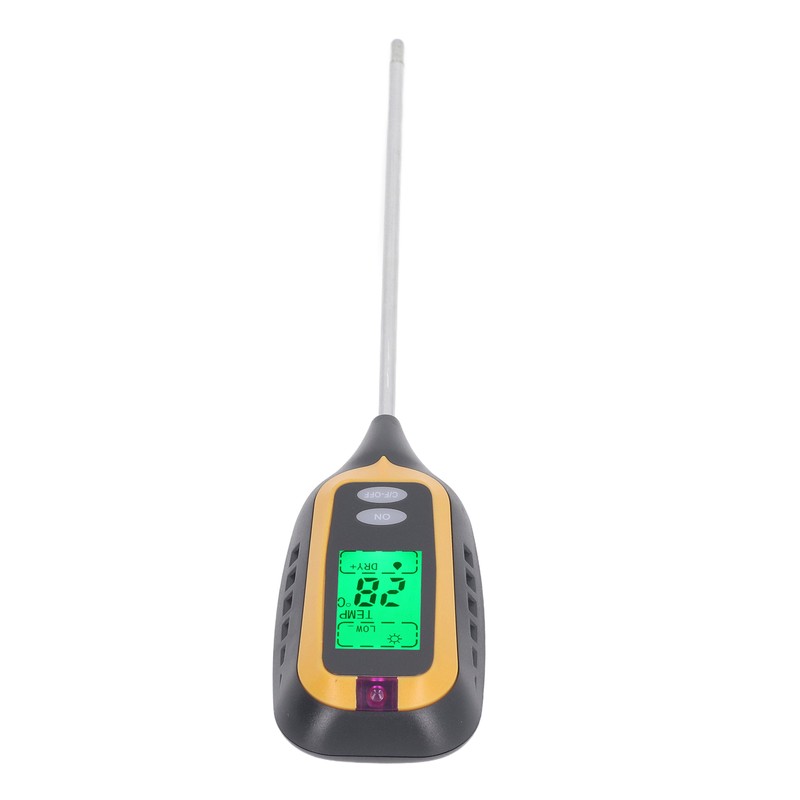Soil Moisture Meter 4 in 1 Digital Backlight Plant Temperature
