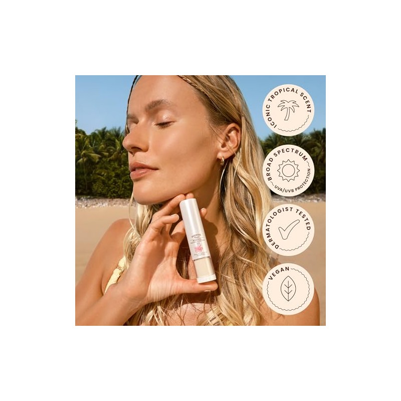 Hawaiian Tropic - Brocha Para Polvo Mineral, Spf 30