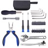 WINTOWIN Upgarded 29PCS Compact Motorbike Tool Sets, Motorcycle Repair Toolkit