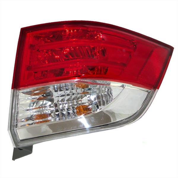 Passengers Taillight Taillamp Quarter Panel Mounted Lens Replacement for Honda