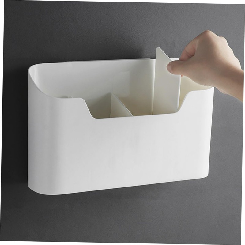 ABOOFAN 1Set Hanging Shower Basket Wall Mounted Sundry Container for