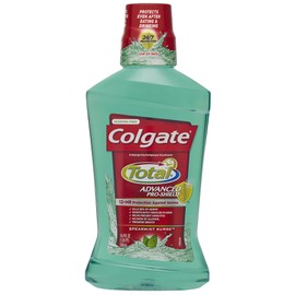 Colgate Total Advanced Pro-Shield Mouthwash, Spearmint, 16.9 Fl Oz, 6 Count