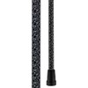 Midnight Rain Adjustable Designer Derby Walking Cane with Engraved Collar