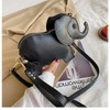 MILATA Animal Elephant Shape Crossbody Bag Purse Fashion Women Pu