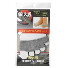 Bincho charcoal Cover between the finger　6 pieces