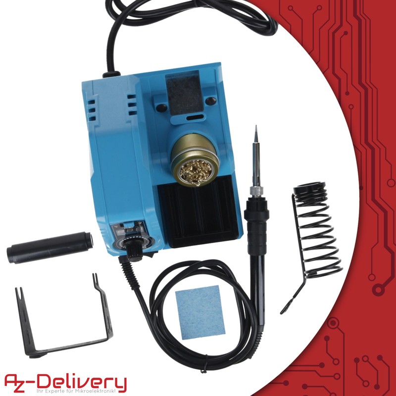 AZ-Delivery 926LED V2 Soldering Iron Kit, 130 W, Adjustable 200