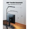 SUPERDANNY LED Desk Lamp for Office Home, Eye-Caring Desk Light