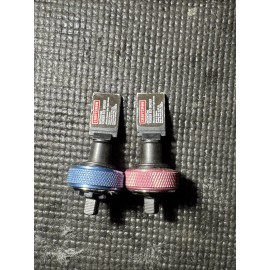 Craftsman (2) Sears Craftsman Nos Ratcheting Finger Bit Driver 17157 Rare Blue & Pink 1/4”