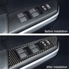 BLAKAYA Compatible with Carbon Fiber Window Lift Switch Control Panel