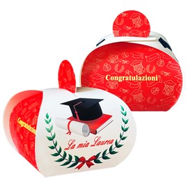 MKISHINE 25 Boxes for Confectionery Graduation Party Favors Decoration for Confectionery Candy Gift Bags My Graduation Decoration