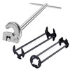 NABESHI Sink Wrench Tool Set Faucet Wrench Faucet Wrench Spanner