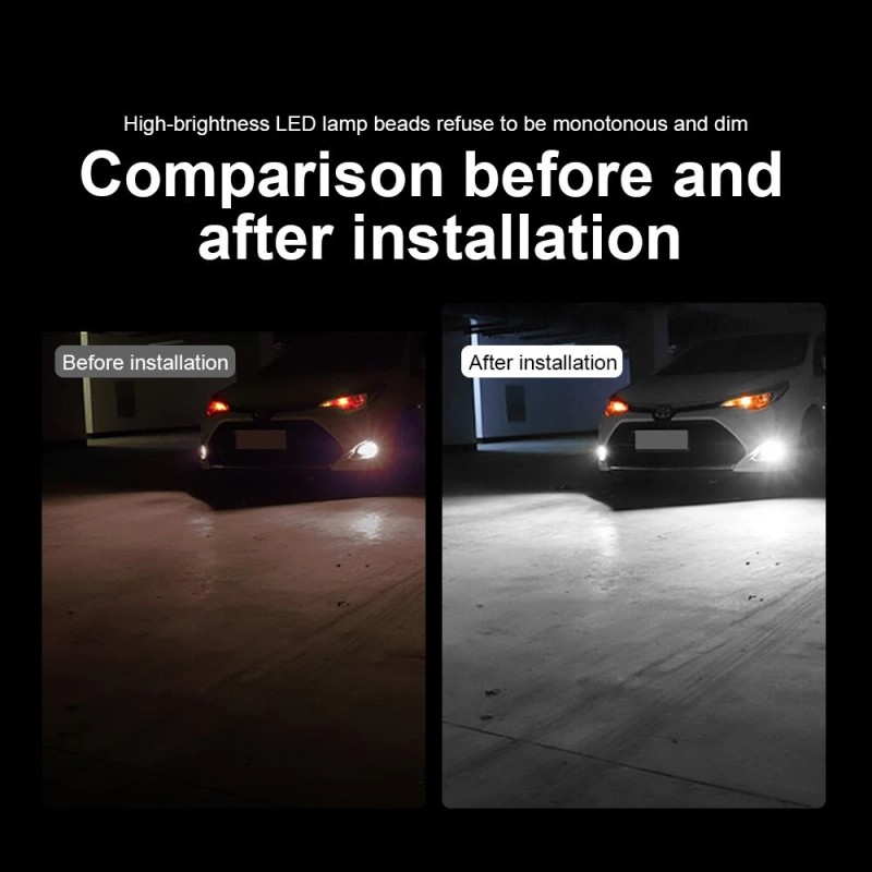 OPRAH 2X H11 LED Laser Headlights Bulb Ice Blue White