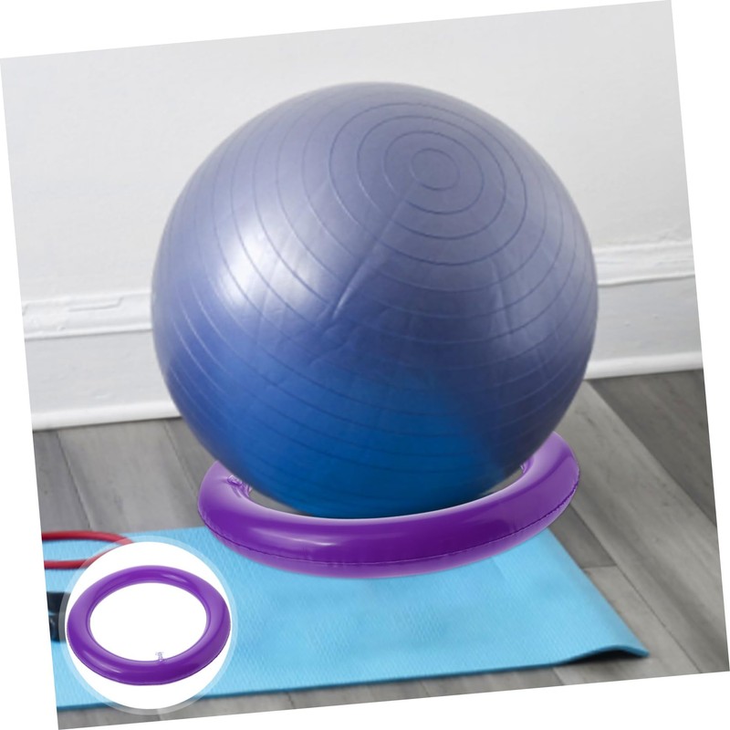 Mipcase Round Yoga Ball Stand Inflatable Stabilizer Base for Secure