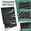 Yaocom 1 Pcs Aluminum Attic Vents 12" x 12" Metal