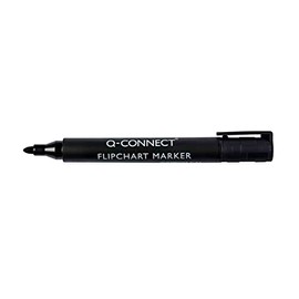 Q-Connect Flipchart Marker Bullet Tip - Black