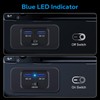 Linkstyle USB Charger Socket, Dual QC3.0 USB A Fast Charging