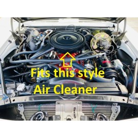 NYRM CHROME AIR CLEANER TOP LID 69 Impala Air Cleaner Lid Chrome Fits closed air cleaner 427 Engines Only NEW