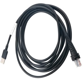Bar Code Scanner USB Cable for Honeywell CBL-500-300-S00 USB to RJ45 Cable 1900GHD 1900iSR 1902GSR 1300G 1250g 1450G MS7980G 1400G (5M / 16FT Flatted USB Port)
