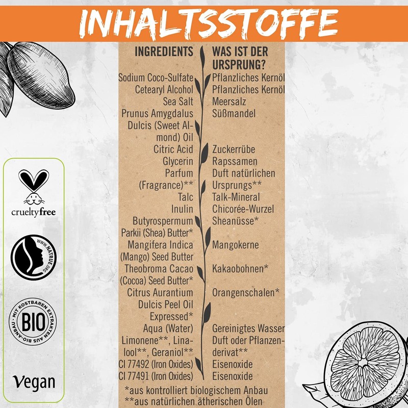 SANTE Naturkosmetik Solid Soap for Douching for Delicate Skin, Vegan