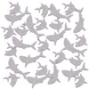 Beistle Silver Glittery Shark Confetti - 1 Pack