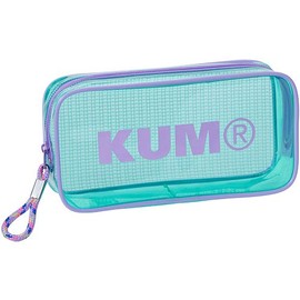 KUM Clear Pen Pouch, Green, KM175M, Raymei Fujii, Casual