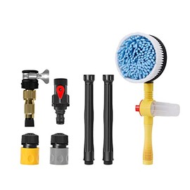 Cepillo para Lavado De Autos, Kit De Limpieza para Autos, Trapeador para Lavado De Autos con IRO De 360 , Cepillo para Limpieza De Autos De Espuma De 