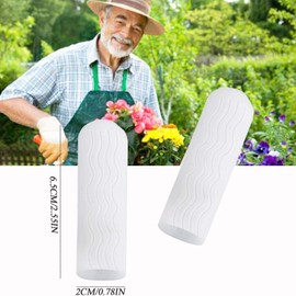 10 Pcs Silicone Finger Protectors, Gel Finger Support, Finger Sleeves Finger Caps for Finger Arthritis, Trigger Finger, Corn Blister, Friction and Rubbing. (White)