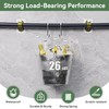 ANDGOO 6 Pack No Hole Curtain Rod Brackets Hangers, Self