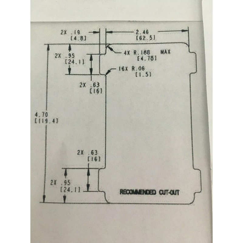 TriMark RV Door Lock 23738-01 Black Paddle Handle 2 Keys