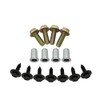 Lskioer Steel Front Bumper Skid Plate Nuts & Bolts, Nutserts