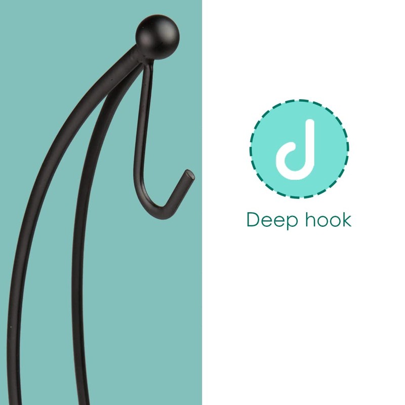 Home Basics Steel Banana Tree Holder Stand, Rust Resistant, Prevents