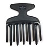 Hercules Sägemann 245 Professional Finger Styler Afro Pick Black 11 Teeth 5/6 Offset 4 Inches