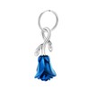 constantlife Rose Flower Urn Keychain Cremation Jewelry for Ashes, Stainless