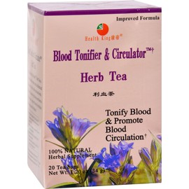Health King Medicinal Teas Blood Tonifier and Circulator Herb Tea - 20 Tea Bags