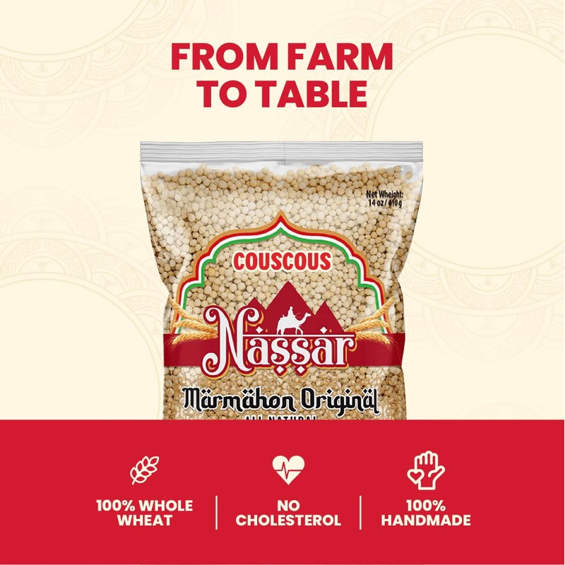 De Mi Pais Couscous Marmahon Original Nassar - Handmade, High