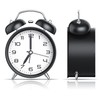 CSL - Analogue Alarm Clock without Ticking with Light -