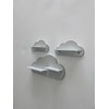 PsGreen Set of 3 Clouds Light Grey Suitable for Toniebox